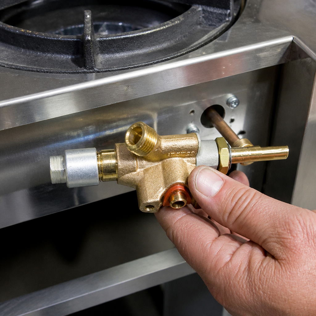Commercial Gas Valve for Boiling Ring 33.5mm Height
