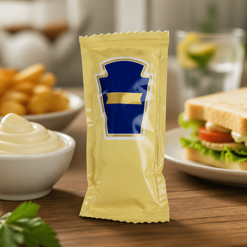 Commercial Mayonnaise Sachets 10ml - 200 Pack for Catering