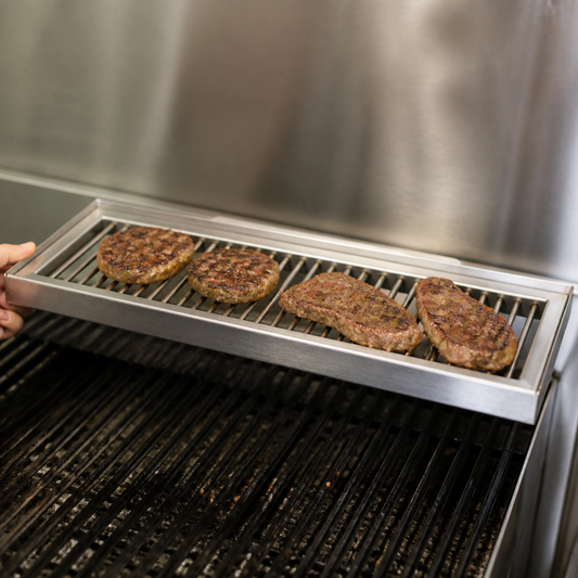 Commercial Chargrill Warming Shelf for Countertop Equipment