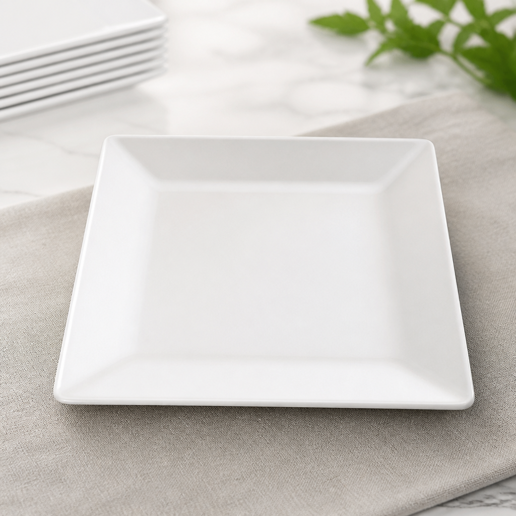Commercial Melamine Square Tray 10 Inch for Display