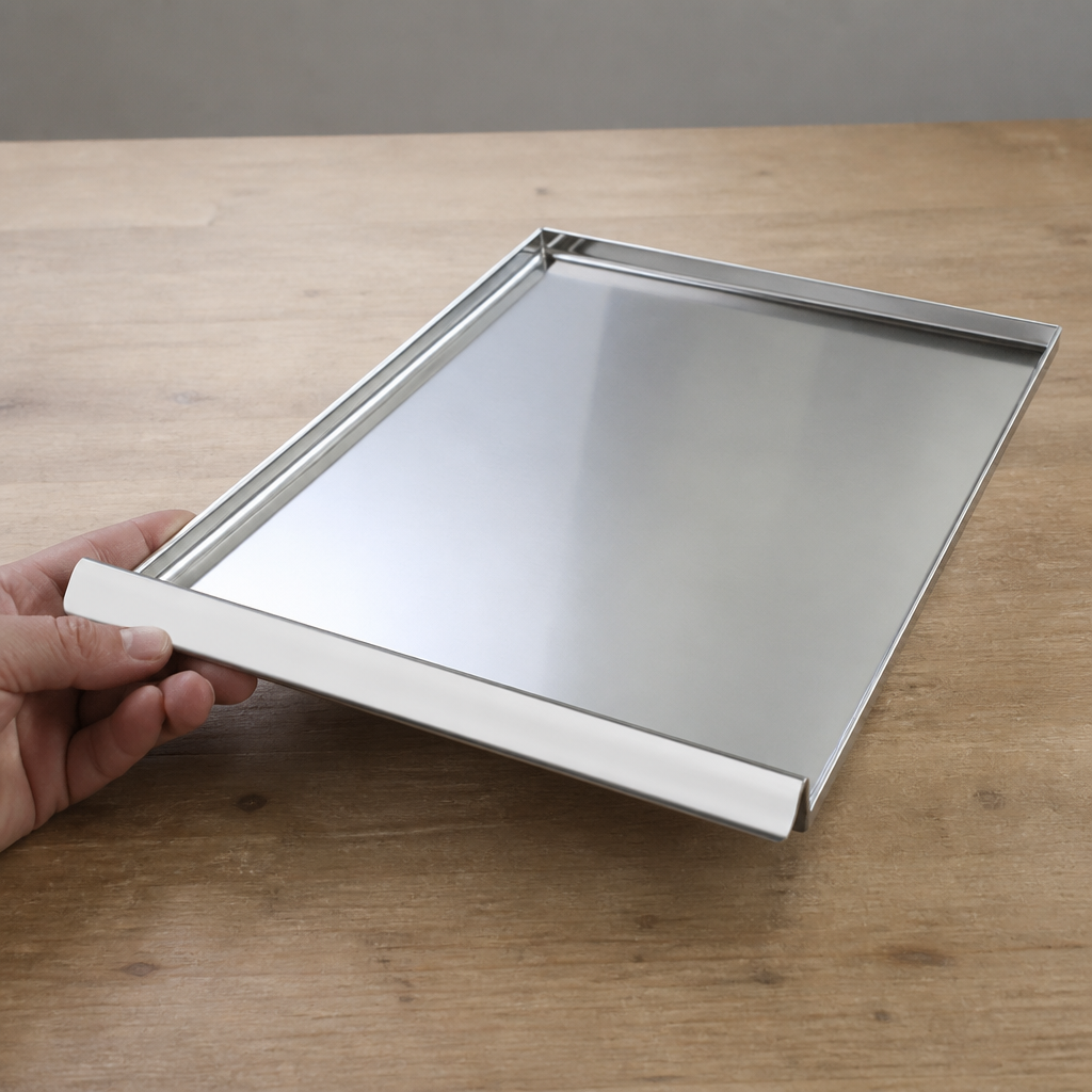 Commercial Stainless Steel Crumb Tray 15x160x212mm