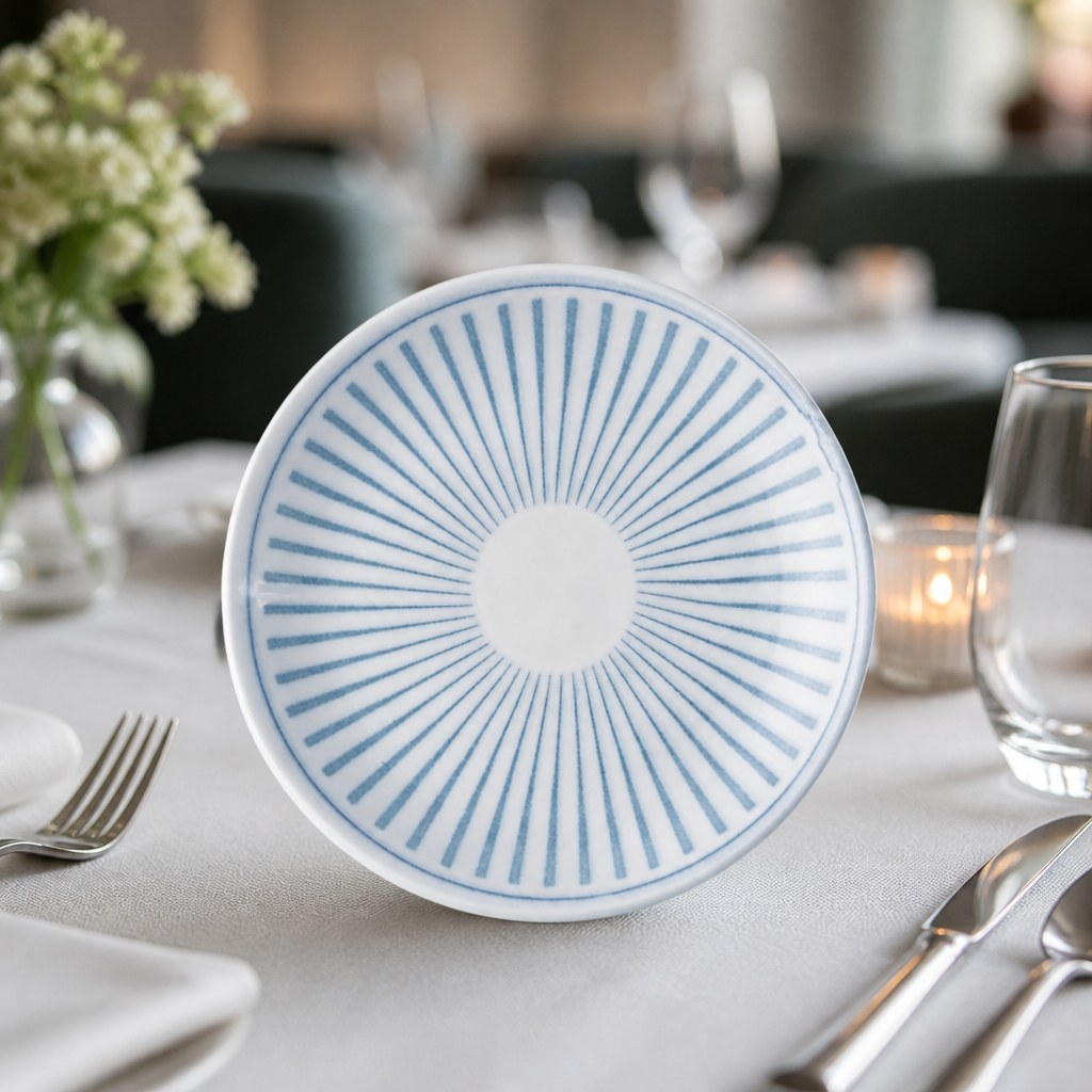 Commercial Coupe Plates 165mm - 12 Pack Super Vitrified Ceramic