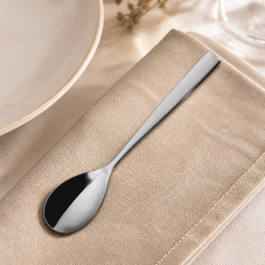 Commercial Dessert Spoons 12 Pack Stainless Steel Cutlery