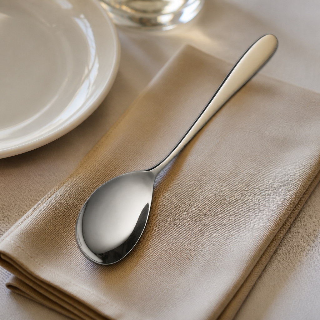 Commercial Stainless Steel Serving Spoons 12 Pack 232mm