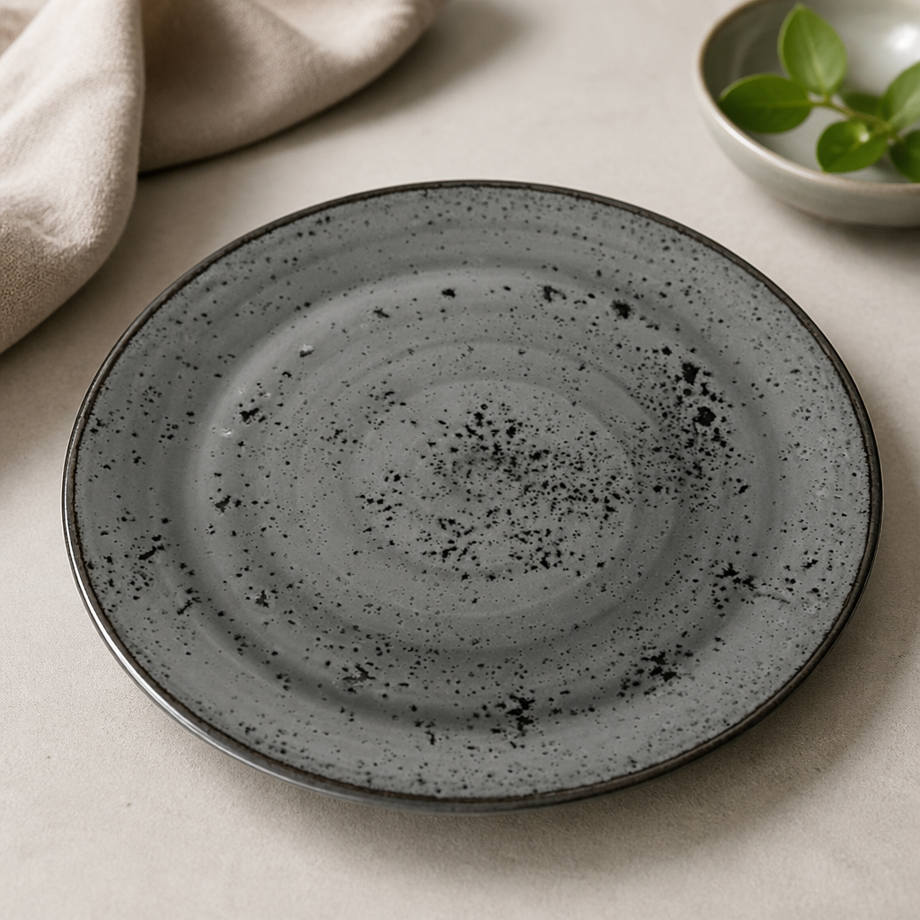 Smoke Coupe Plates 203mm Commercial Tableware 12 Pack