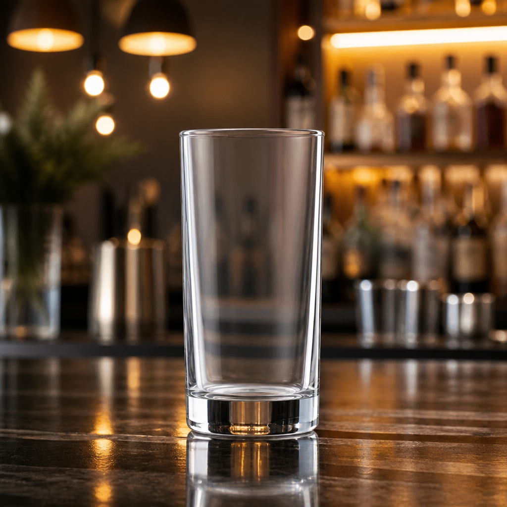 Nucleated Hi Ball Glasses 280ml CE Marked (48 Pack)