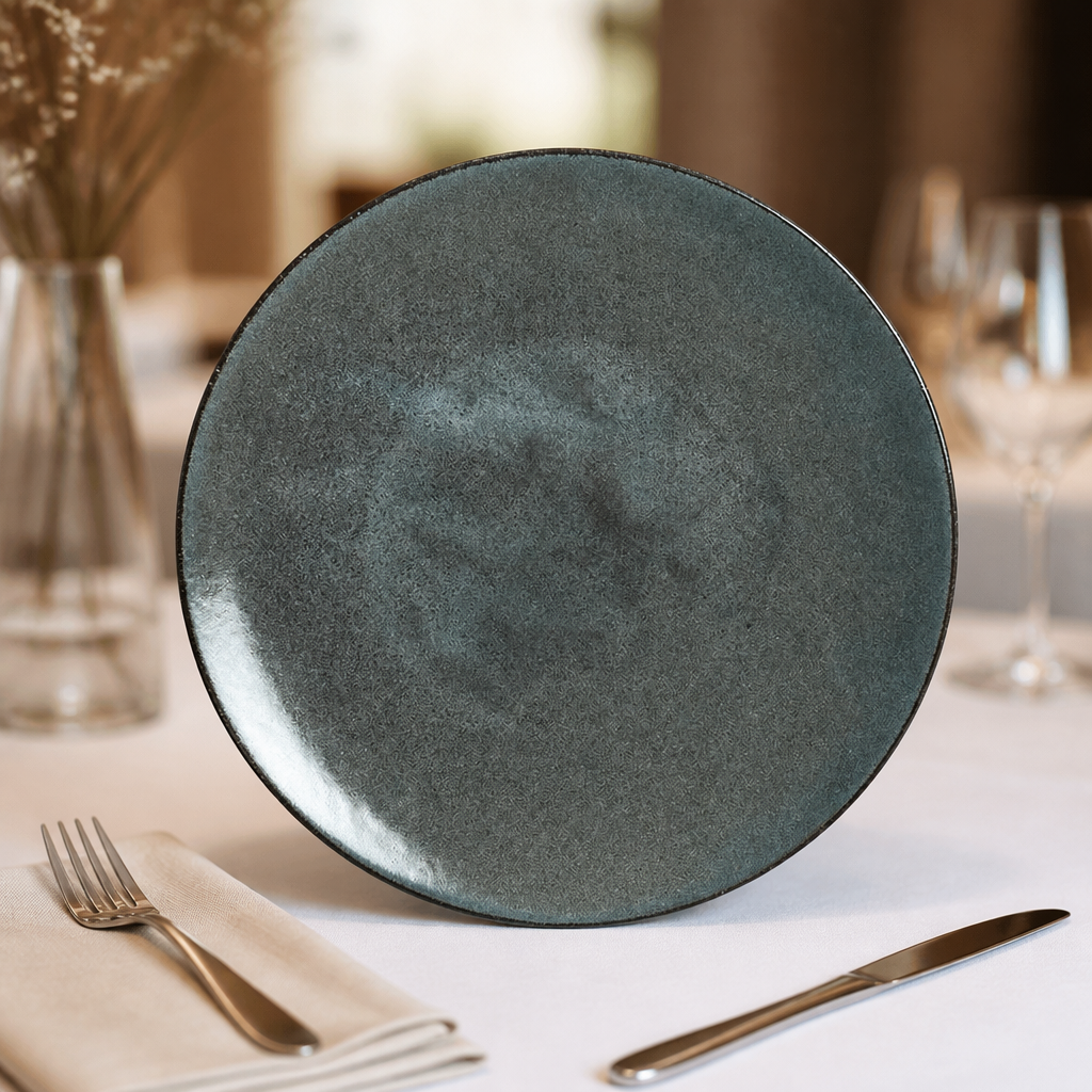 Wabi Sabi Coupe Plates 285mm 6 Pack Porcelain