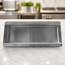 Commercial Stainless Steel Water Tray for Pie Cabinet 80x190mm