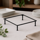 Commercial Buffet Black Square Riser 355x355x76mm