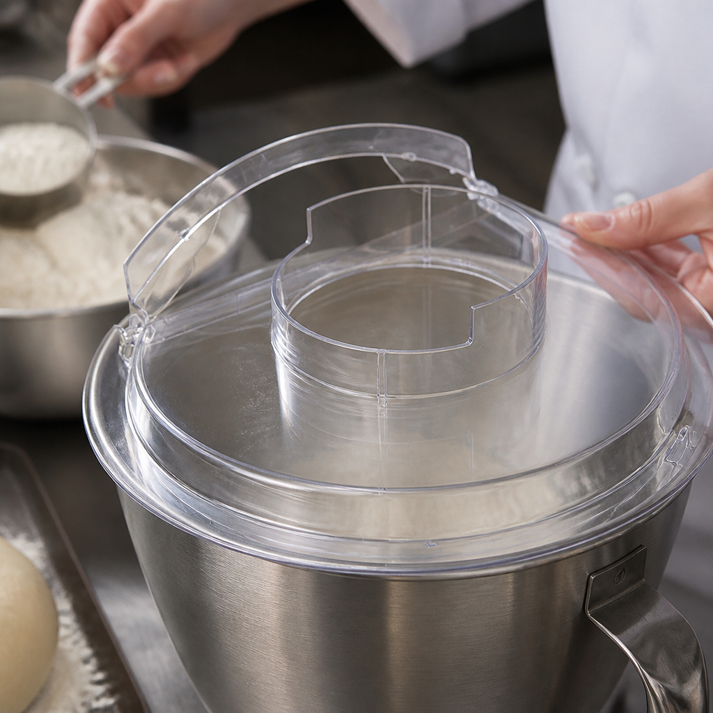 Commercial Mixer Splash Guard for Kitchen Equipment