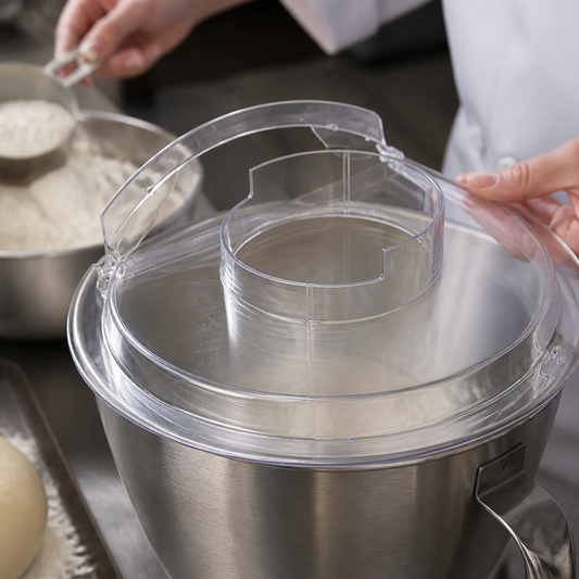 Commercial Mixer Splash Guard for Kitchen Equipment