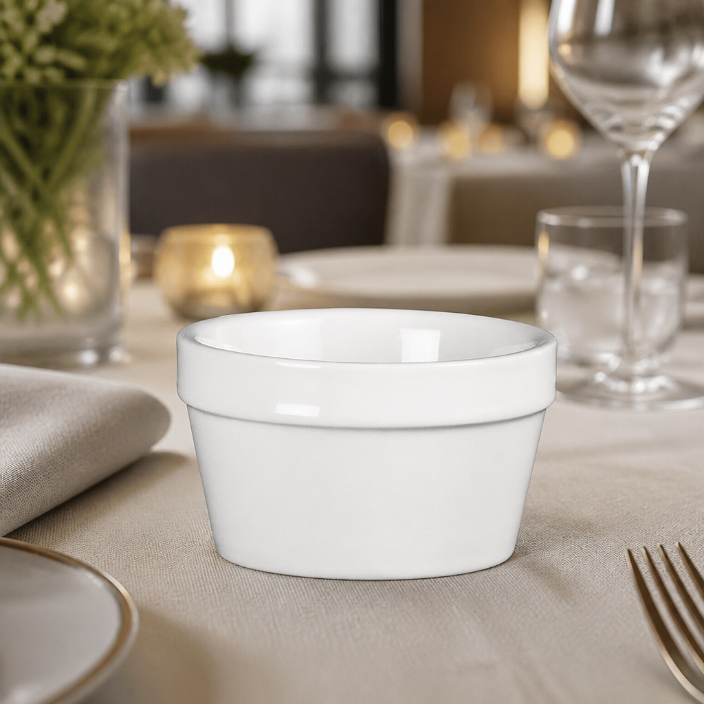 Commercial Tapas Ramekins 95mm 190ml Vitrified Stoneware 6 Pack
