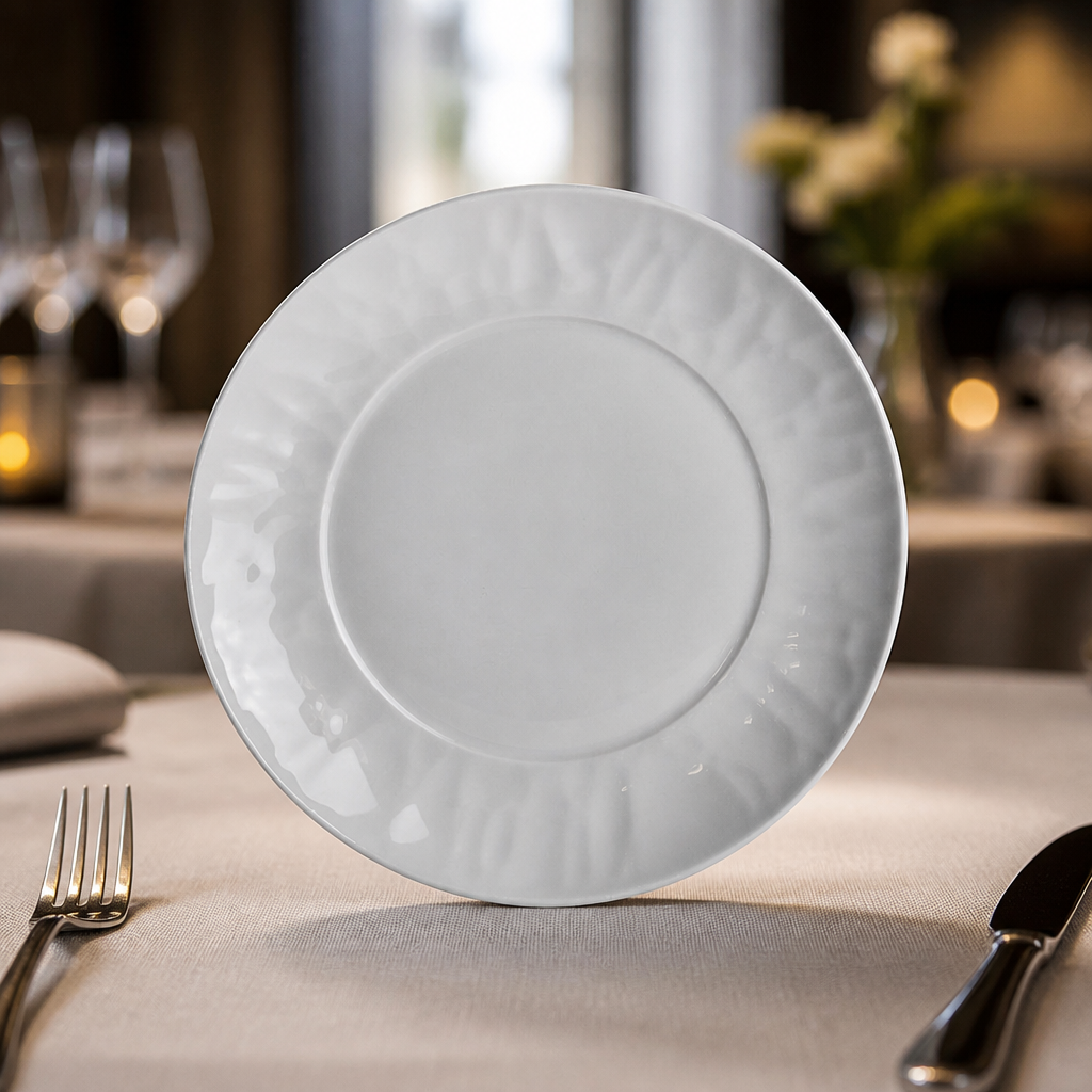 171mm Commercial Porcelain Plates - 36 Pack