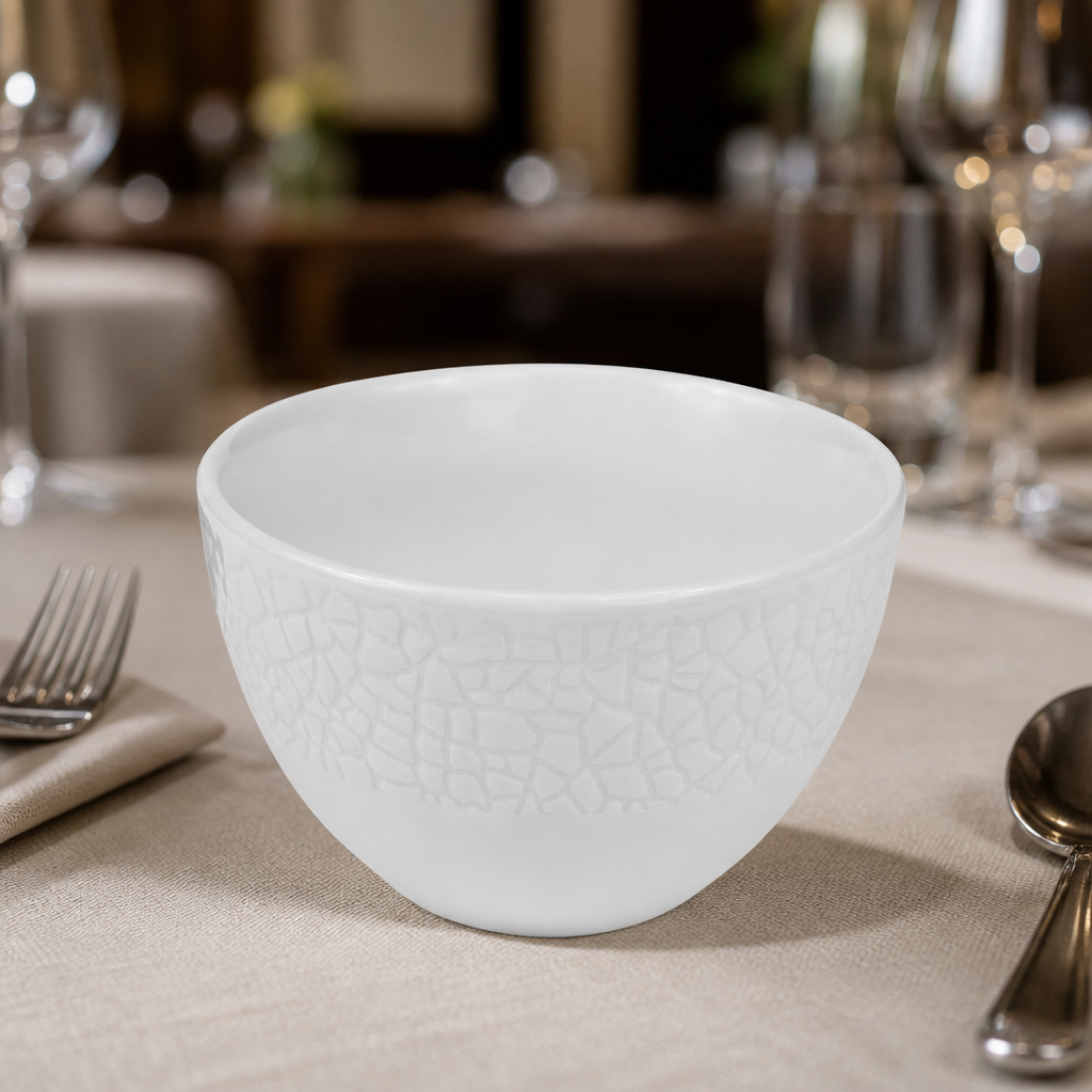 Commercial Stacking Bowls 227ml Super Vitrified Ceramic 12 Pack
