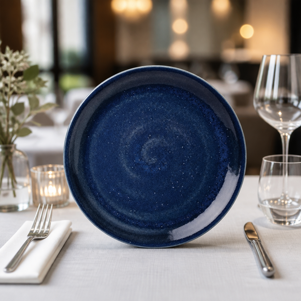 Commercial Coupe Plates 280mm Lapis 12 Pack Porcelain
