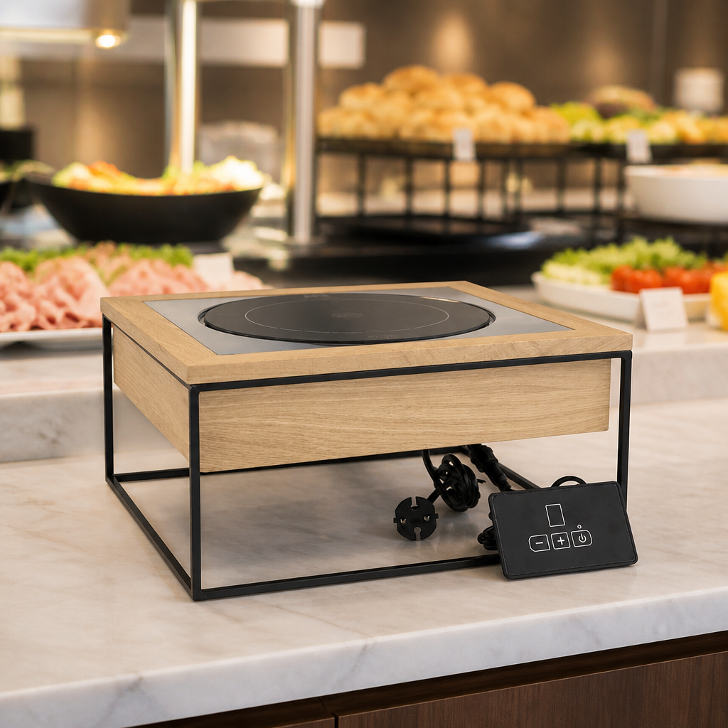 Commercial Induction Chafing Dish 354x325mm Slim Design