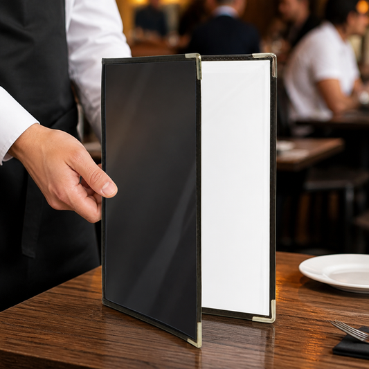 Commercial Double Sided Menu Covers - 3 Pack