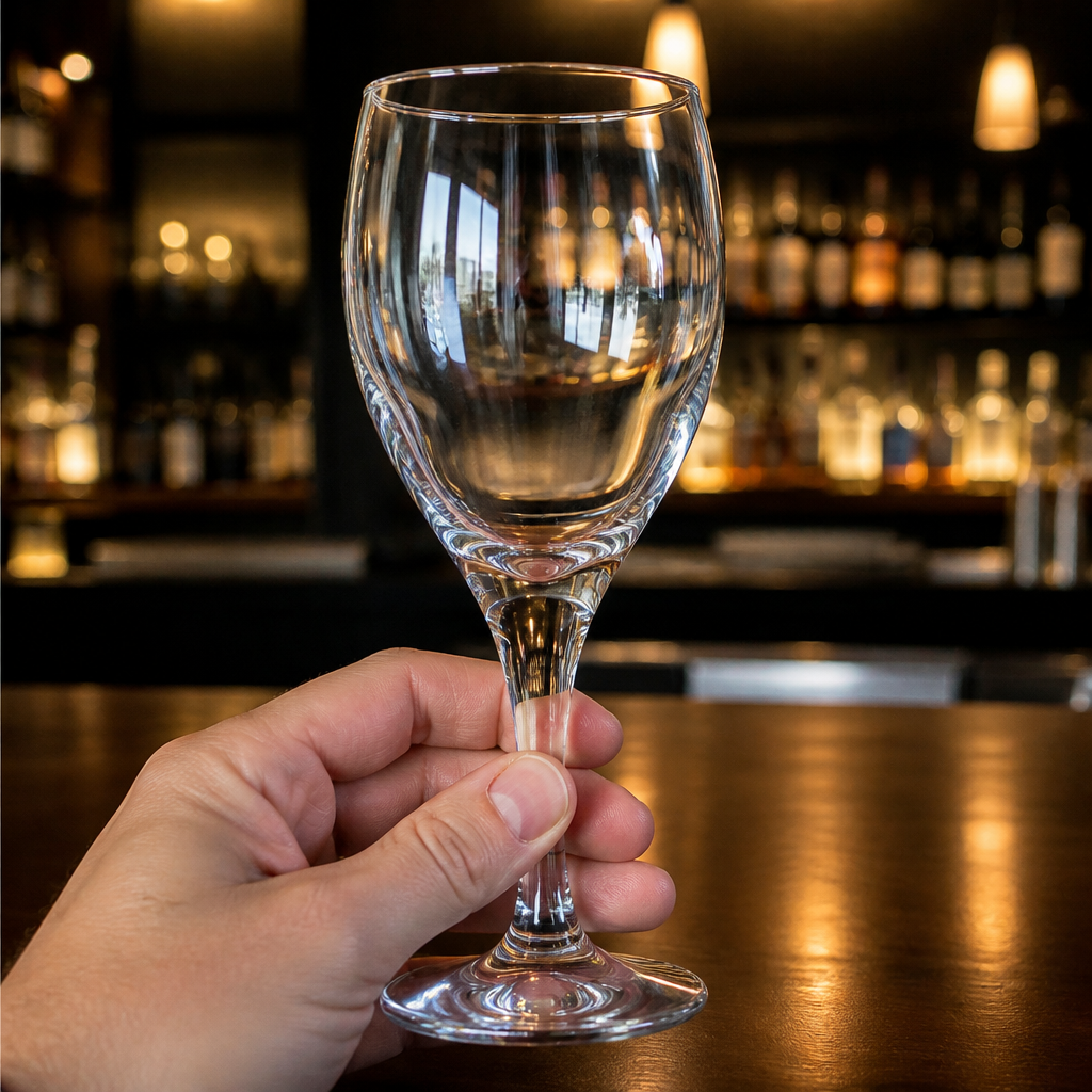 Commercial Wine Glasses 250ml - 12 Pack Teardrop Design