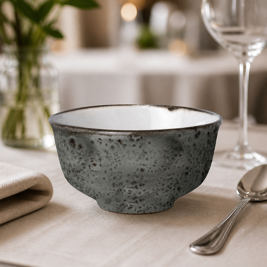 Set of 12 Commercial Smoke Sugar Bowls 227ml 8oz