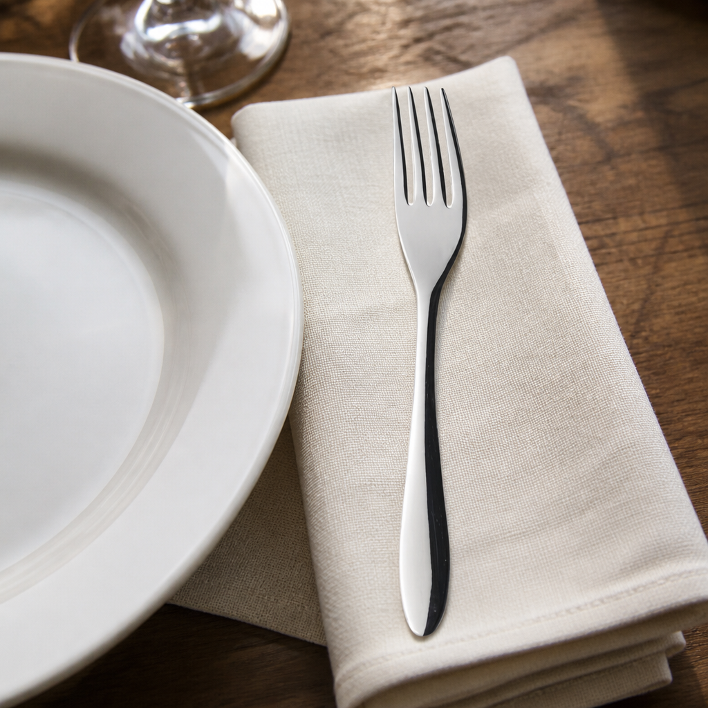 Commercial stainless steel dessert forks 12 pack