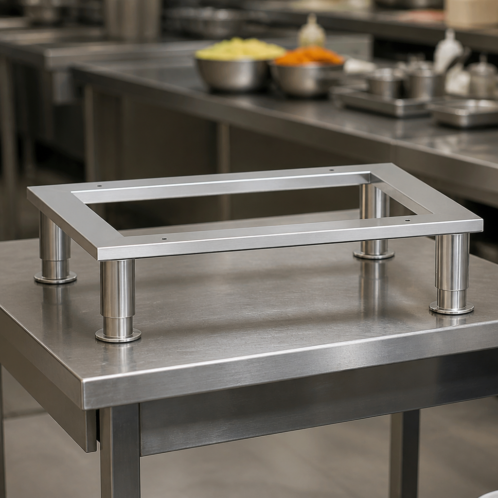 Commercial Open Stand for 6-2/3 GN Pans in stainless steel