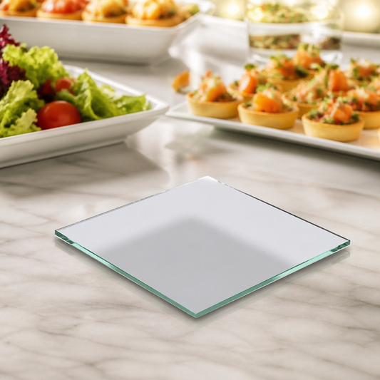 Commercial Display Tile Insert 152mm Clear Glass
