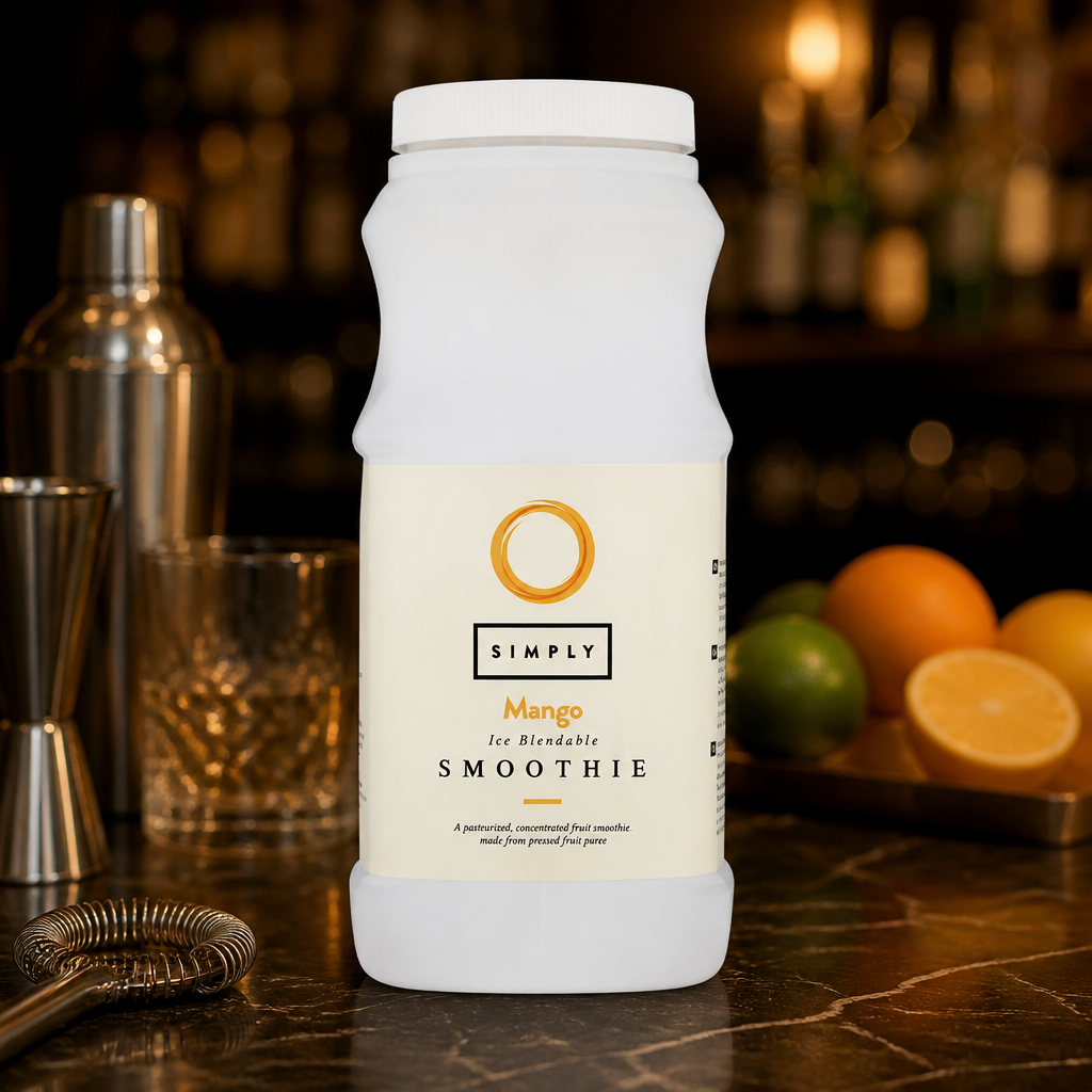 Commercial Mango Smoothie Mix 1L vegan beverage