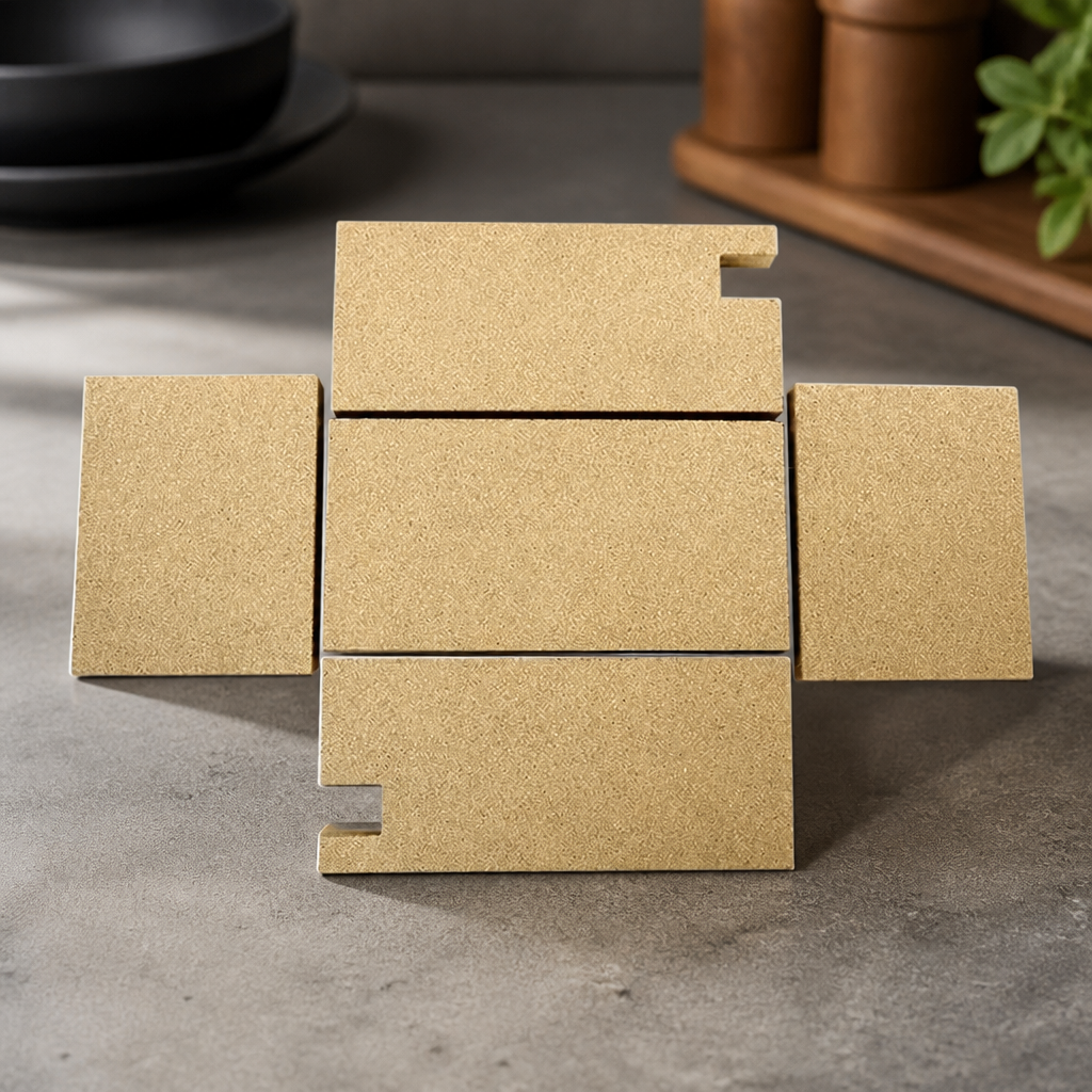 Medium Konro Grill Replacement Tiles Natural Mineral 30x604mm