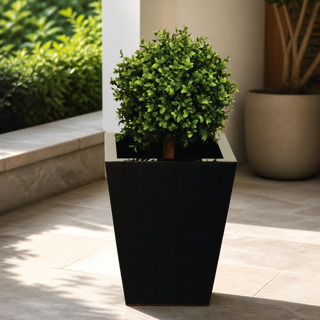 Commercial Artificial Boxwood Ball Plant 450mm Potted Decor
