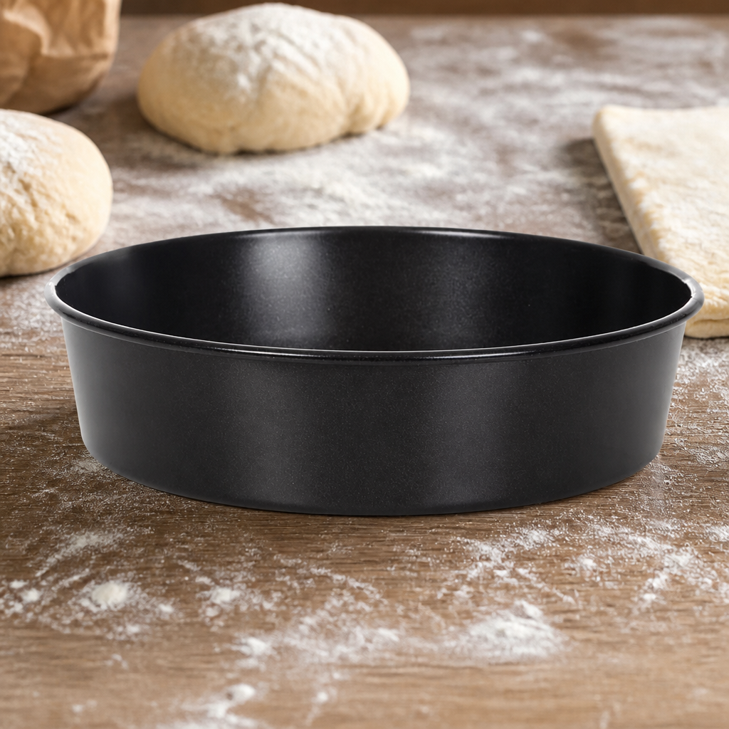 Commercial Non-Stick Cake Tin 165mm Durable Carbon Steel