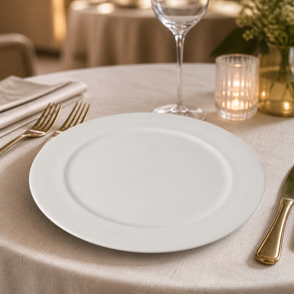 Commercial Whitehall Service Plates 305mm - 6 Pack