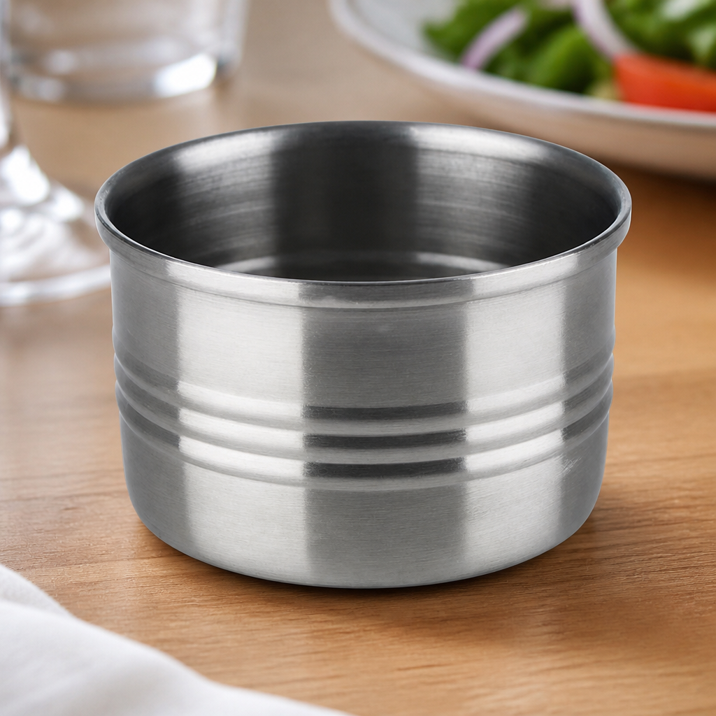 Commercial Stainless Steel Serving Can 65mm Chip Basket