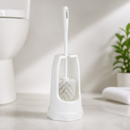 Commercial Toilet Brush with Holder - Round Nylon Bristles