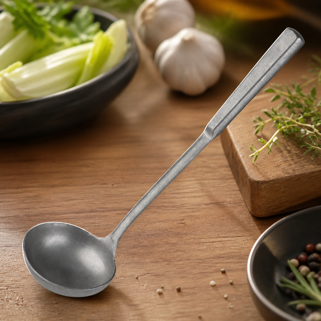 60ml Commercial Soup Ladle for precise dosing and serving