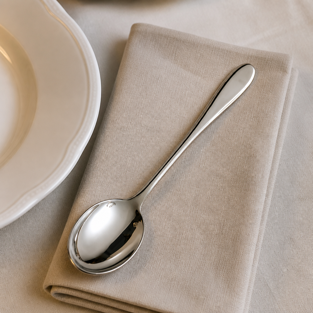 Commercial Soup Spoons 12 Pack 18/10 Stainless Steel 176mm