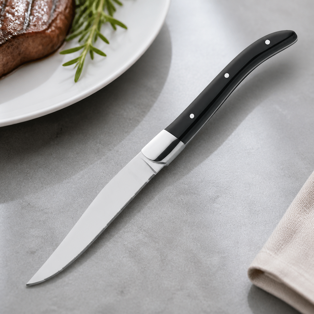 Commercial Serrated Steak Knife Set 6 Pack Stainless Steel