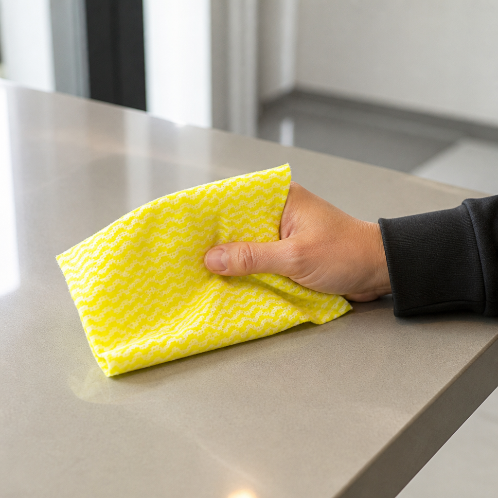 Antibacterial Compostable Cleaning Cloths 25 Pack Yellow