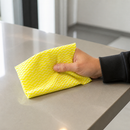 Antibacterial Compostable Cleaning Cloths 25 Pack Yellow