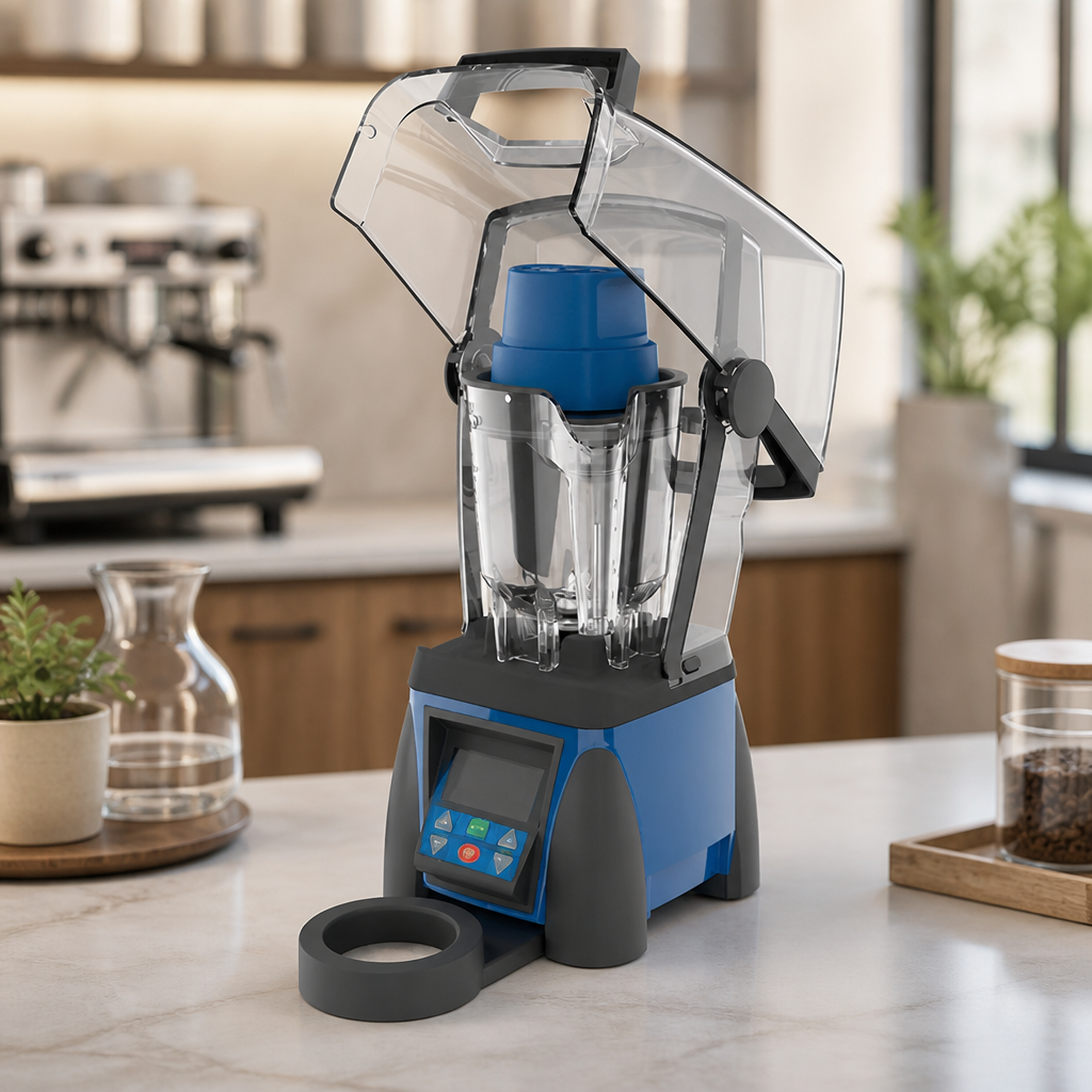Commercial 900ml Blender with Sound Enclosure for Smoothies