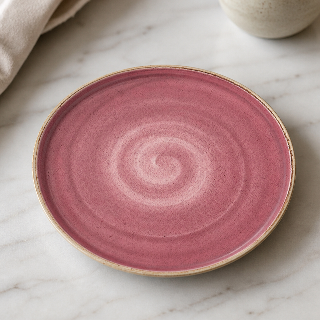 Commercial Stack Plates Raspberry 255mm - 12 Pack