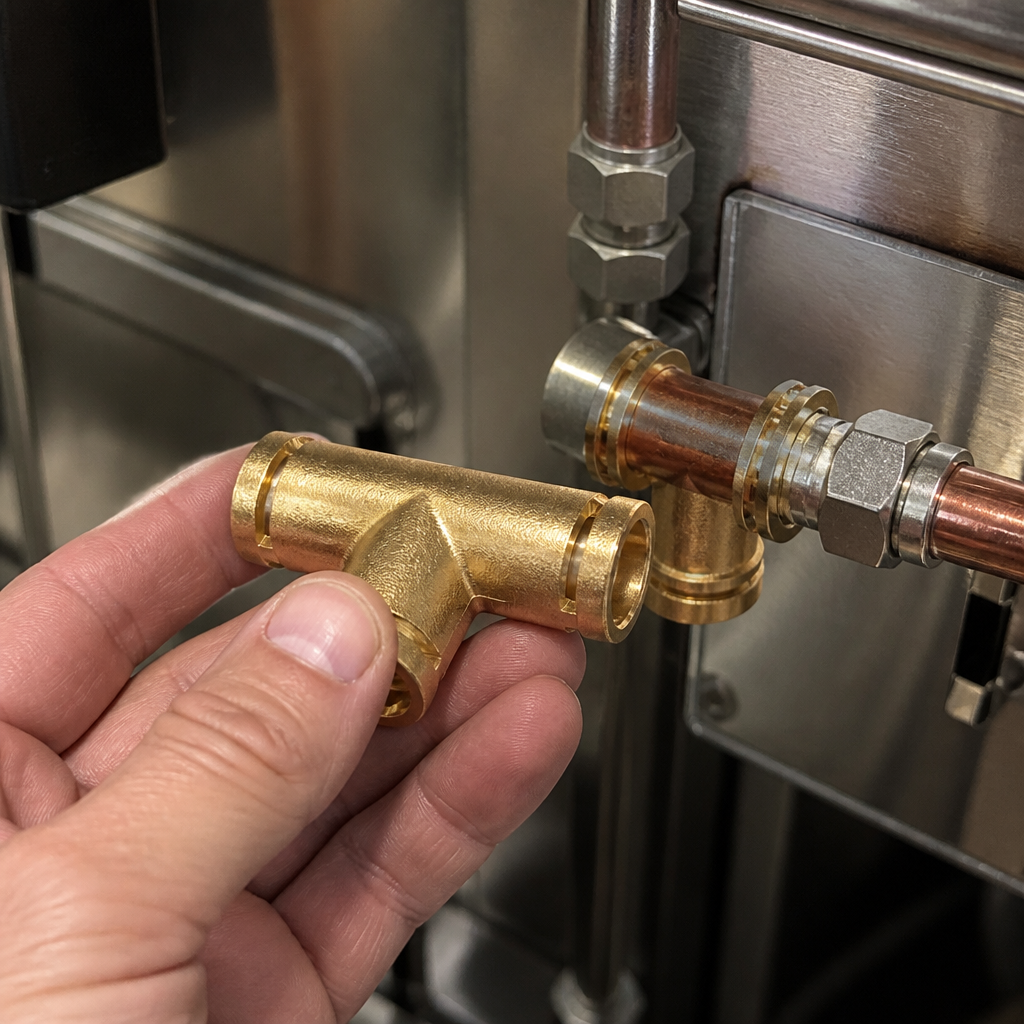 Three Way Connector for bean to cup coffee machines