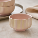 Commercial Stoneware Small Bowls 80mm Rose - 12 Pack