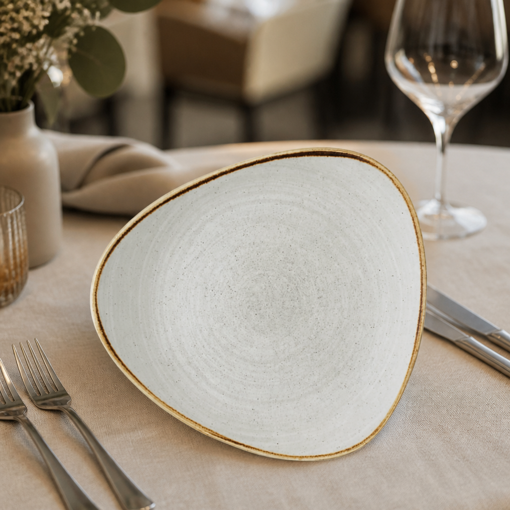 Commercial Raw Plates Grey 254mm 12 Pack