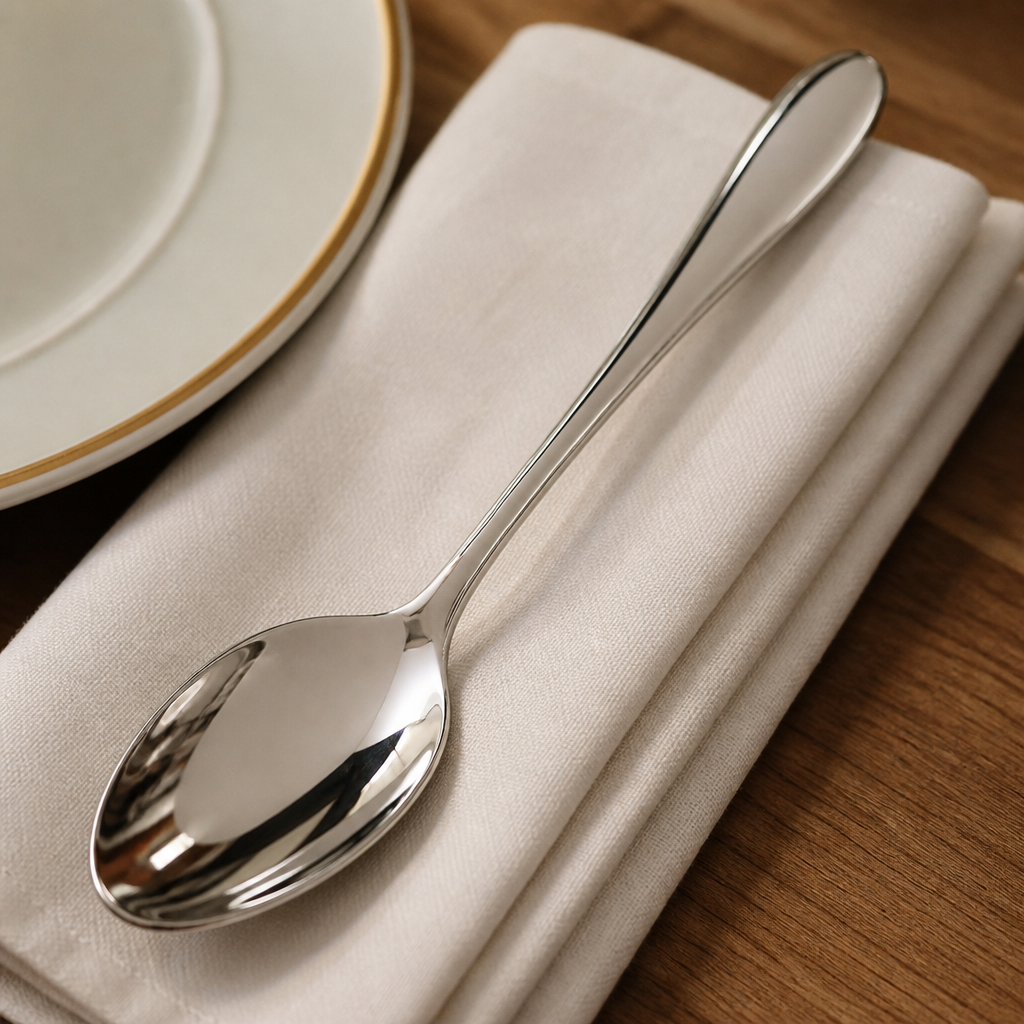 Commercial stainless steel teaspoons 12 pack 140mm length