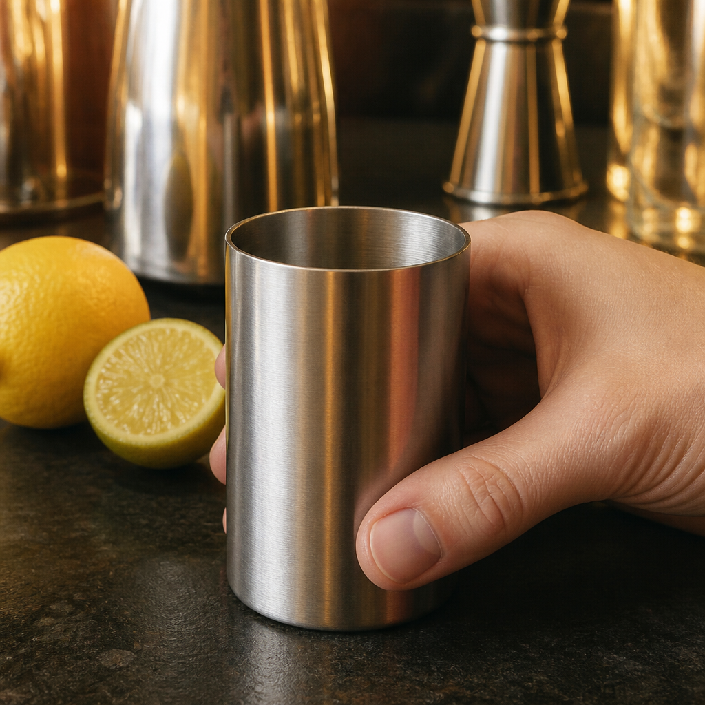 50ml Stainless Steel Thimble Measure for commercial use