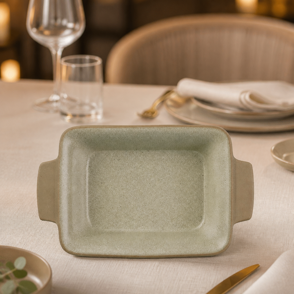 Stoneware Rectangular Dishes 170mm (6 Pack)