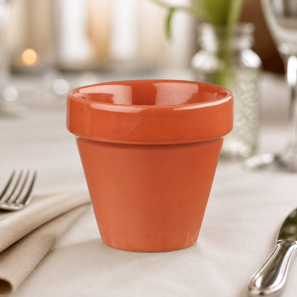 Commercial Miniature Plant Pot Side Dish 17oz 6 Pack