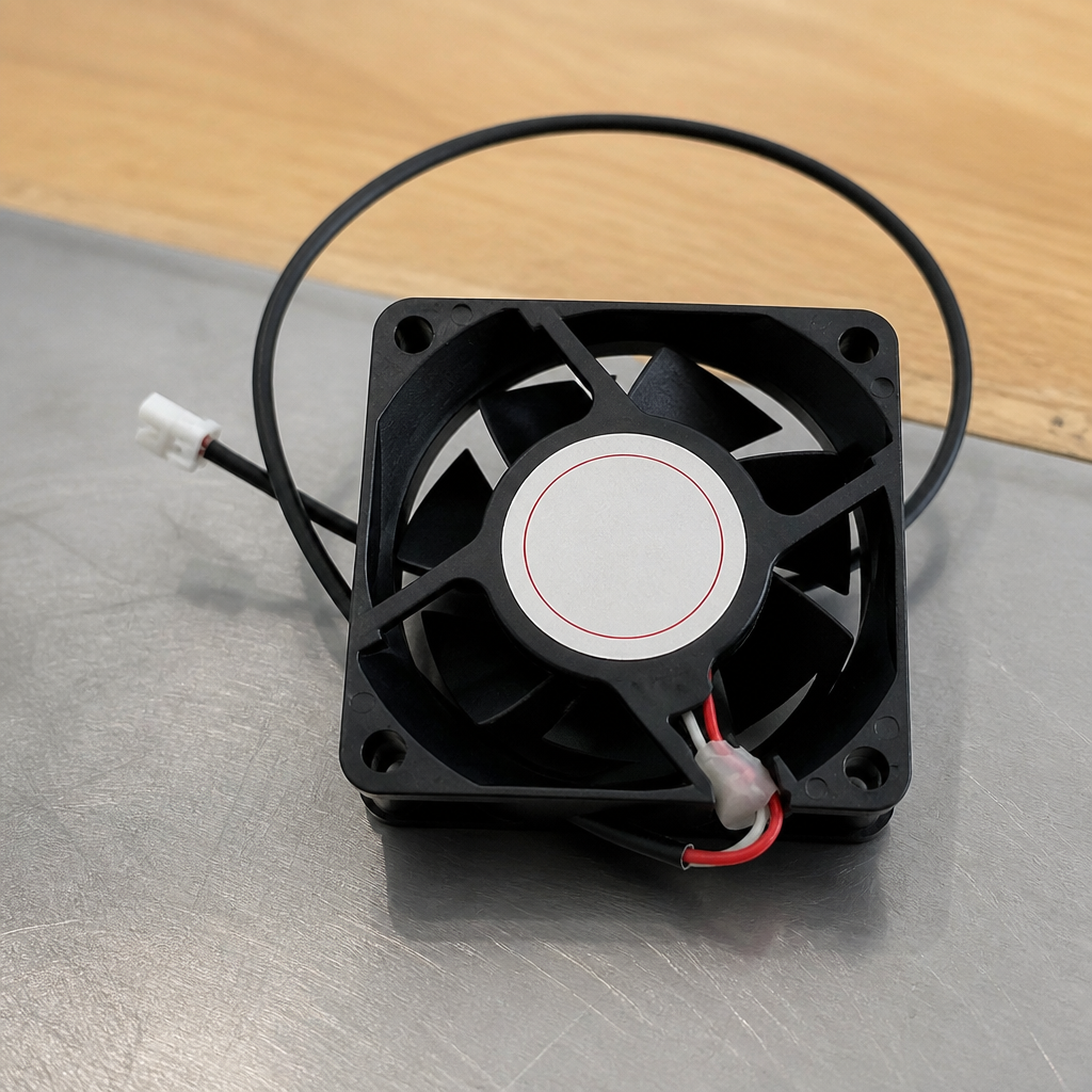 Commercial induction hob replacement fan 20mm x 80mm plastic