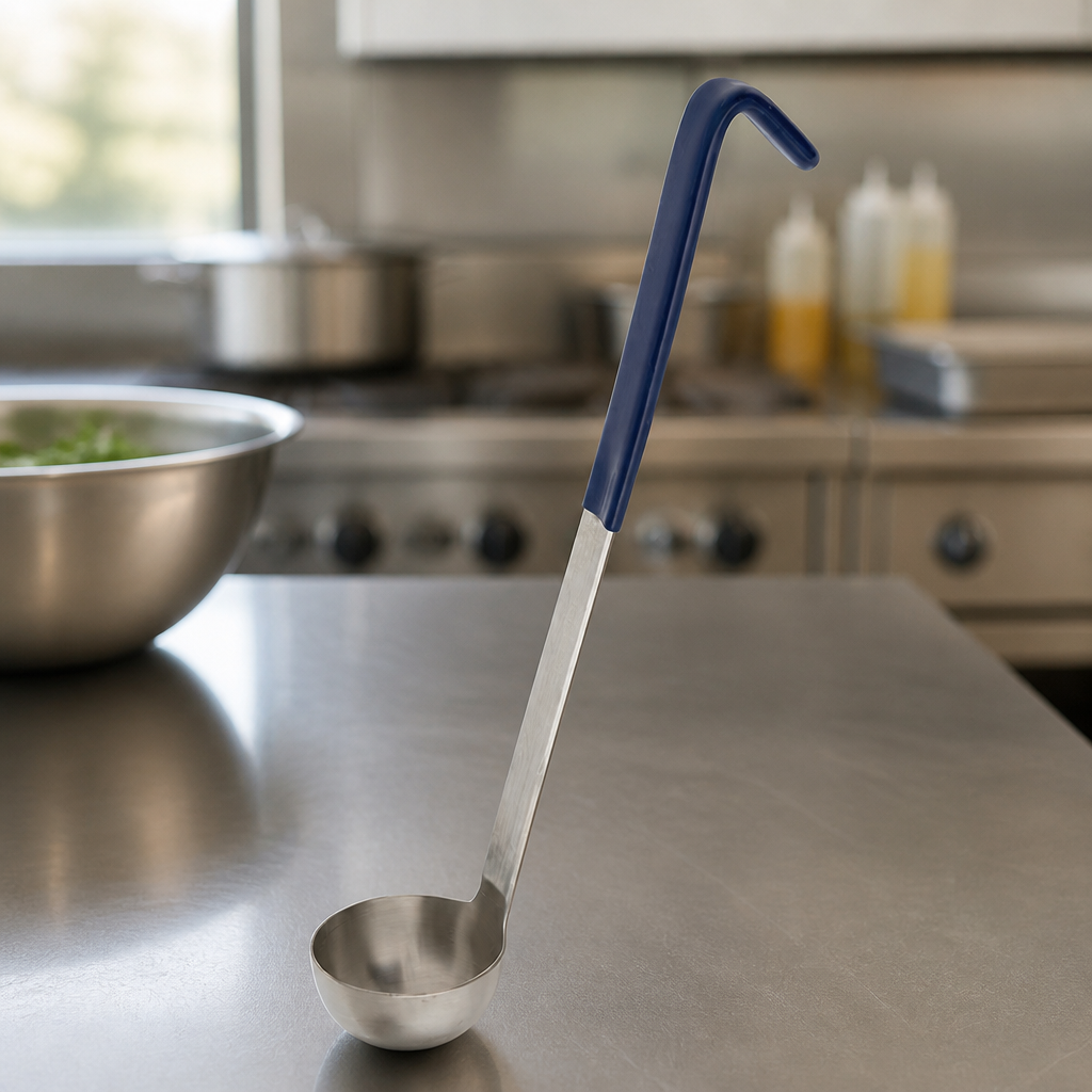 Commercial Heavy Duty Blue Ladle 59ml for Food Preparation