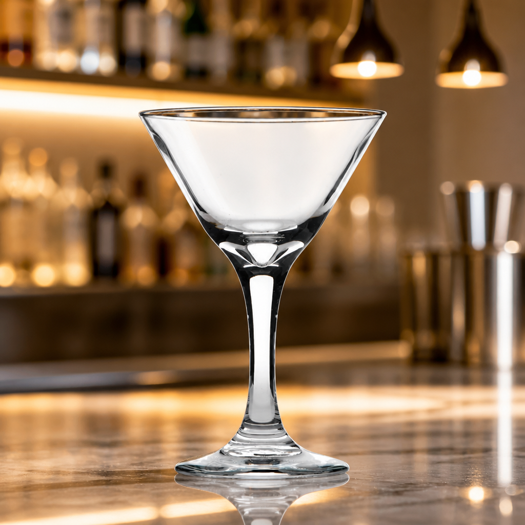 Commercial Martini Glasses 210ml 7.5oz Durable 12 Pack